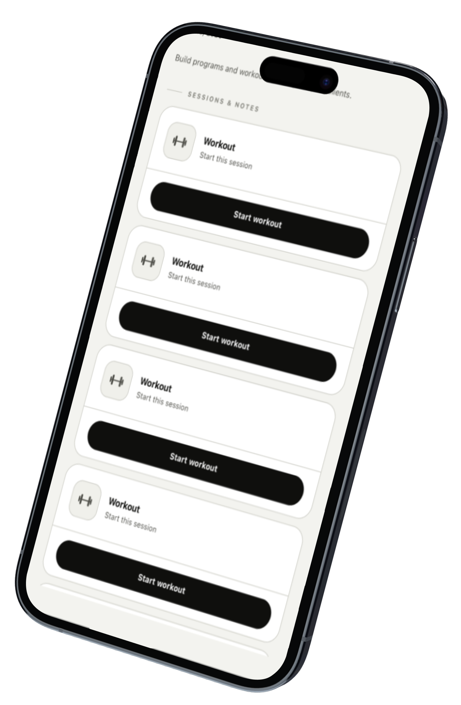 Community feed screen